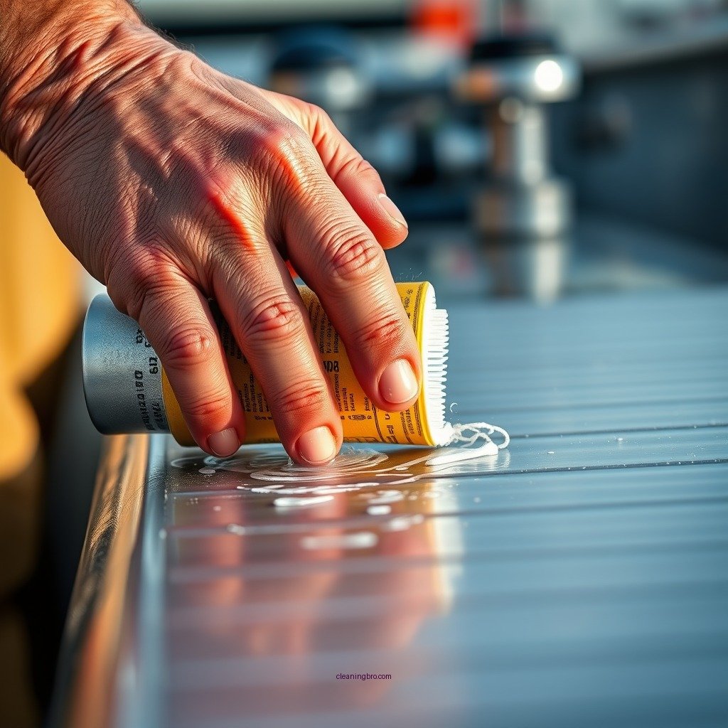 Step-by-Step Cleaning Process - how to clean aluminum on a boat