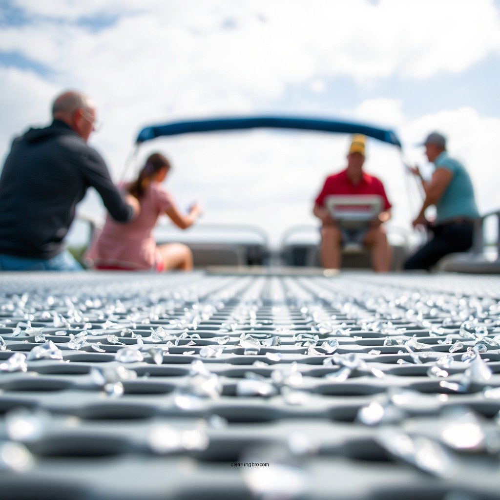 Cleaning Procedure - how to clean aluminum pontoons