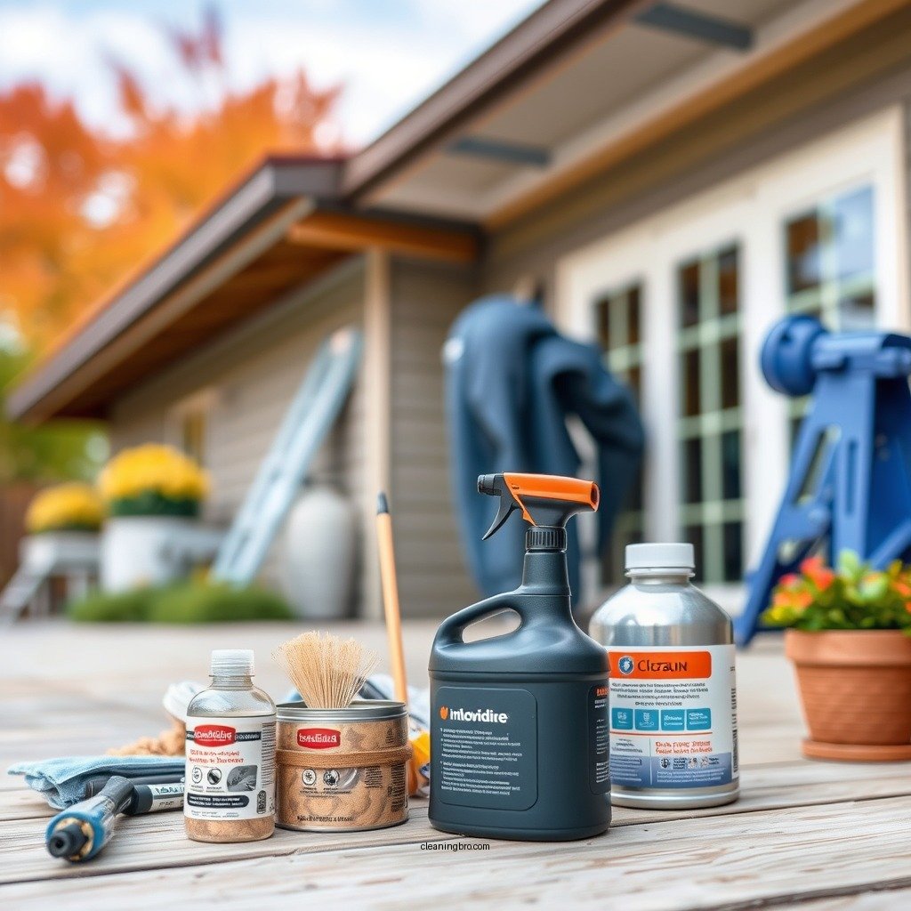 Gather Your Supplies - how to clean aluminum siding