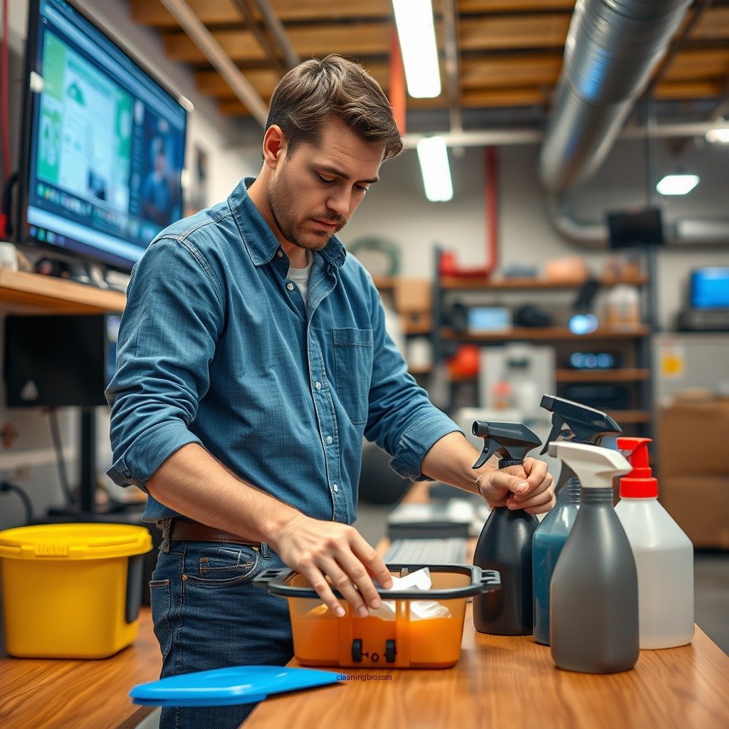 Gather Your Cleaning Supplies - how to clean aluminum trailer