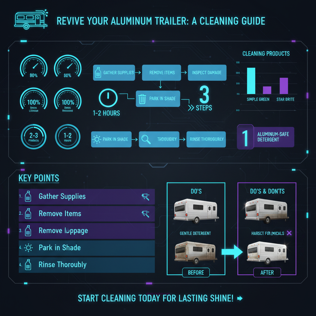 how to clean aluminum trailer - Data Infographic and Statistics