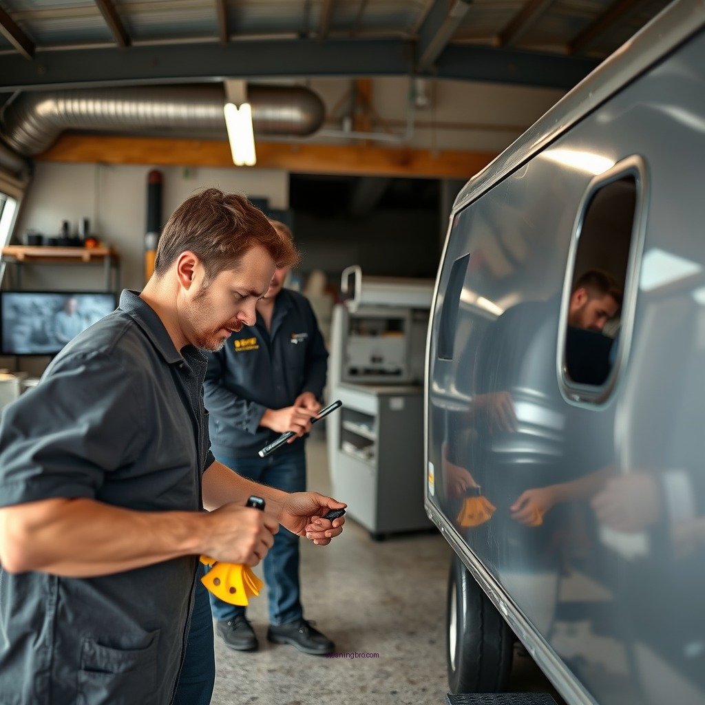 Prepare the Trailer for Cleaning - how to clean aluminum trailer