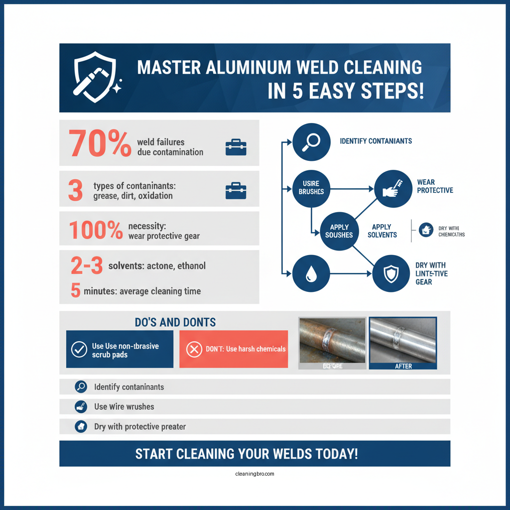 how to clean aluminum welds - Data Infographic and Statistics