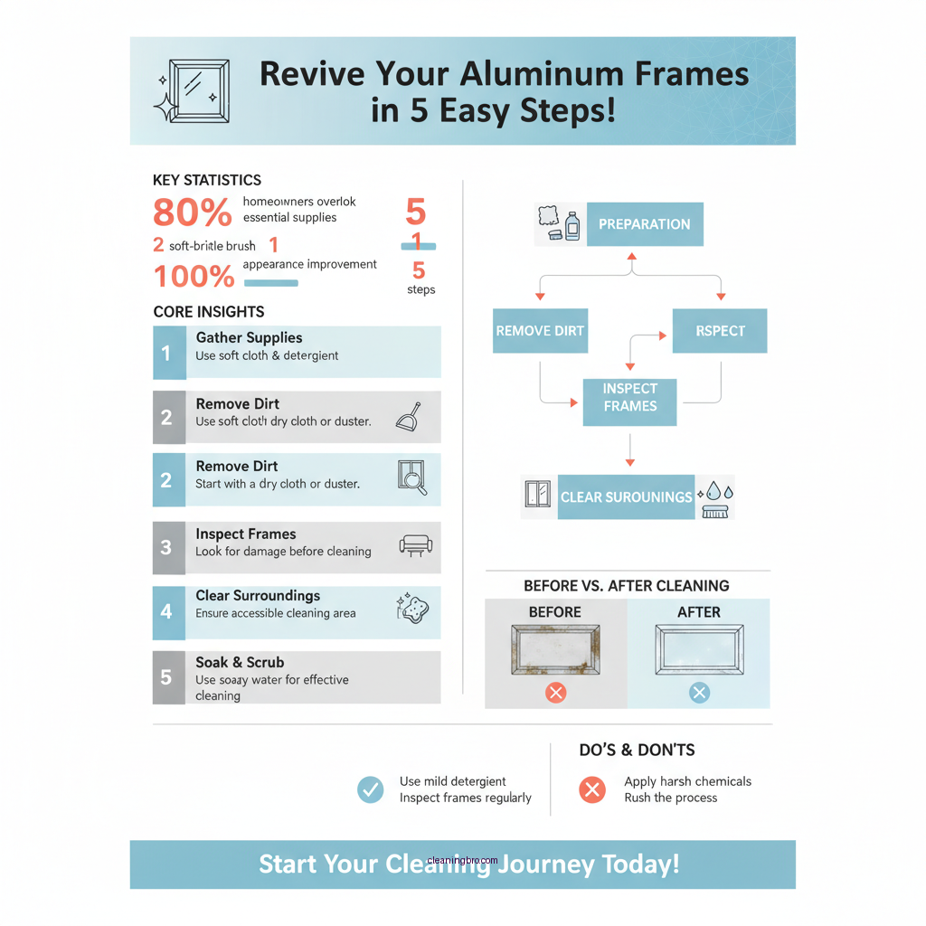how to clean aluminum window frames - Data Infographic and Statistics
