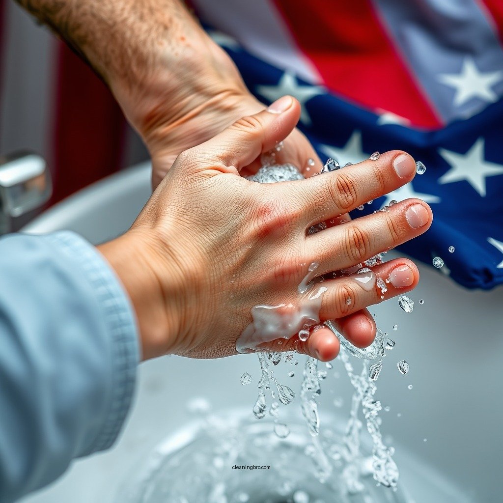 Hand Washing Your Flag - how to clean american flag