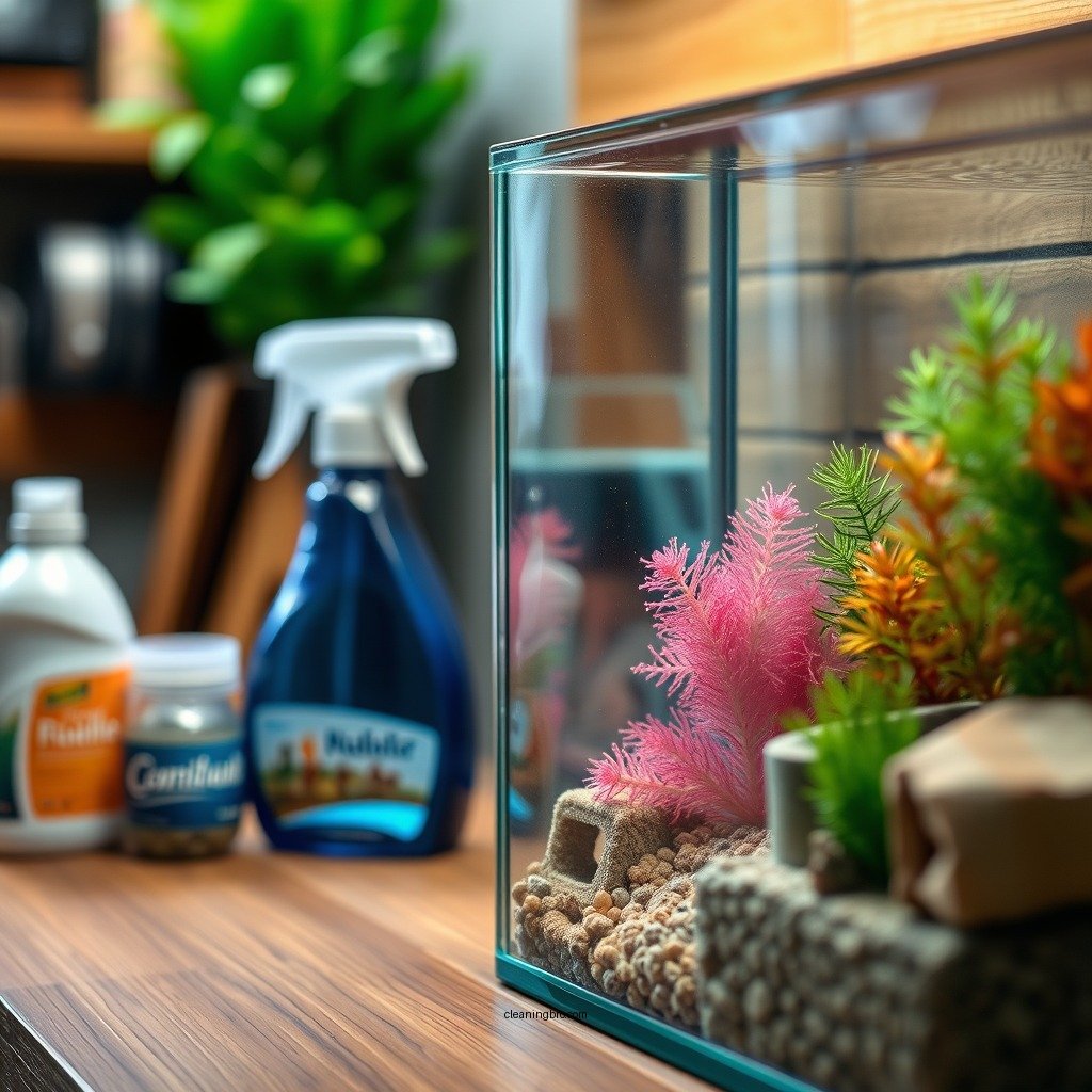 Essential Cleaning Supplies - how to clean an acrylic aquarium