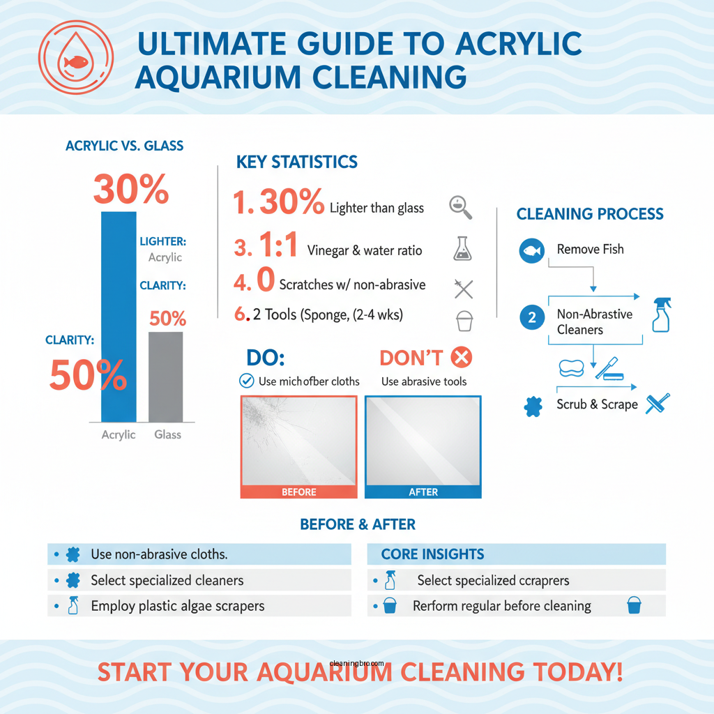 how to clean an acrylic aquarium - Data Infographic and Statistics