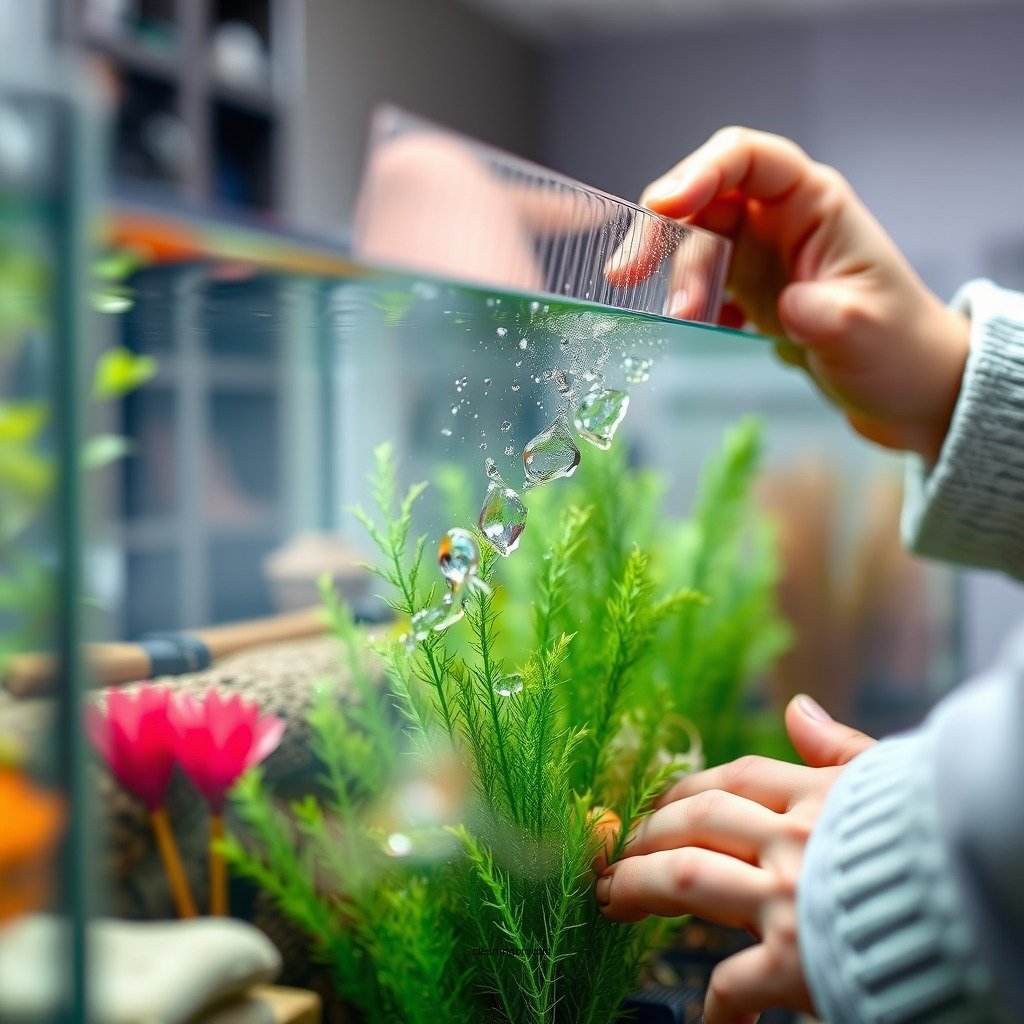 Step-by-Step Cleaning Process - how to clean an acrylic aquarium