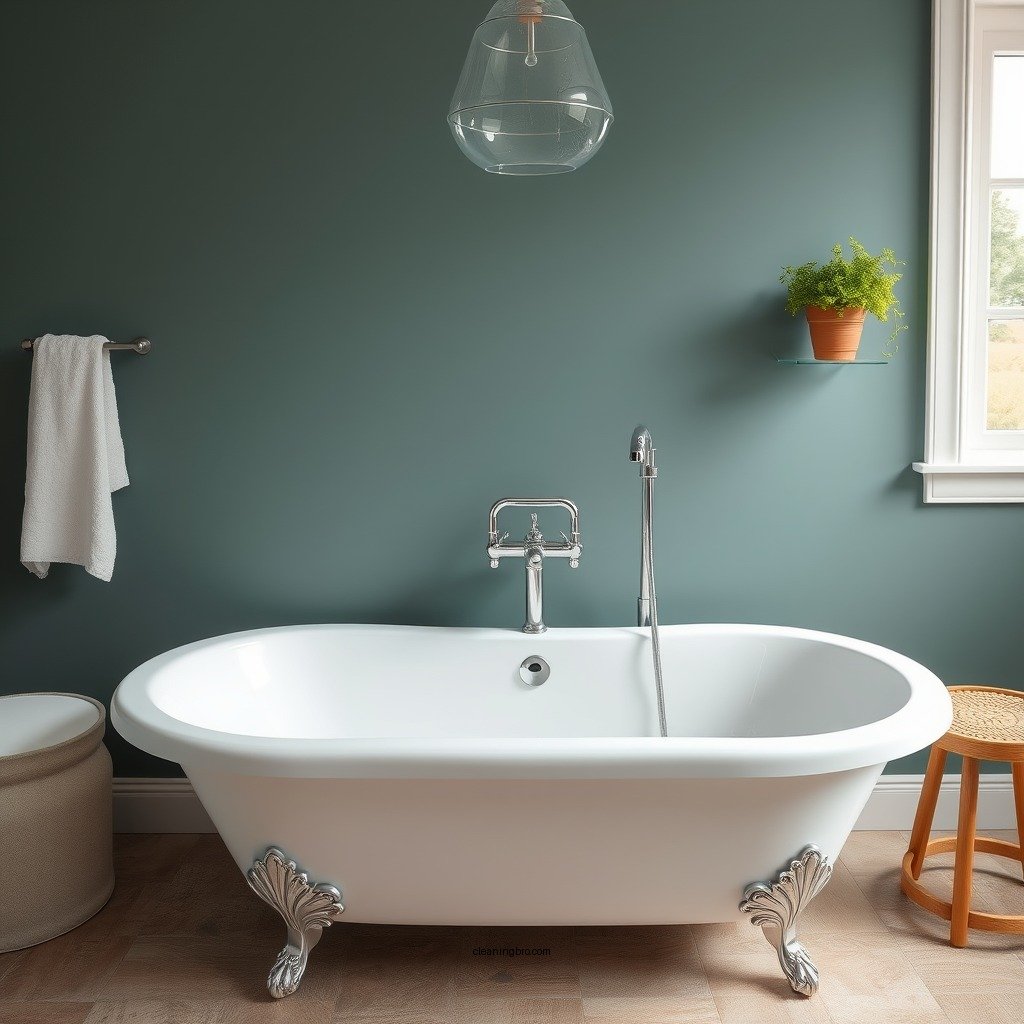 Prepare the Bathtub - how to clean an acrylic bathtub