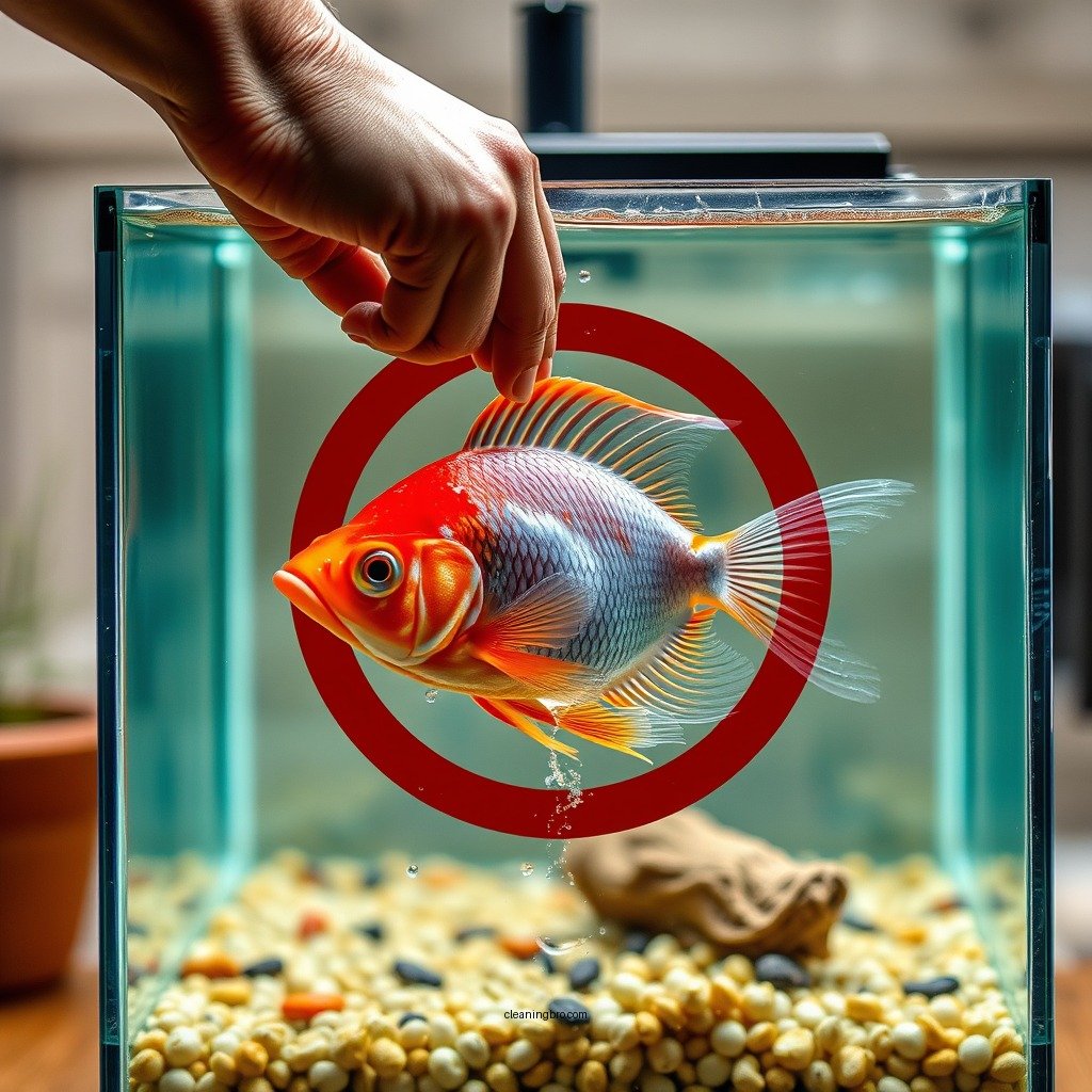Drain the Tank Safely - how to clean an acrylic fish tank