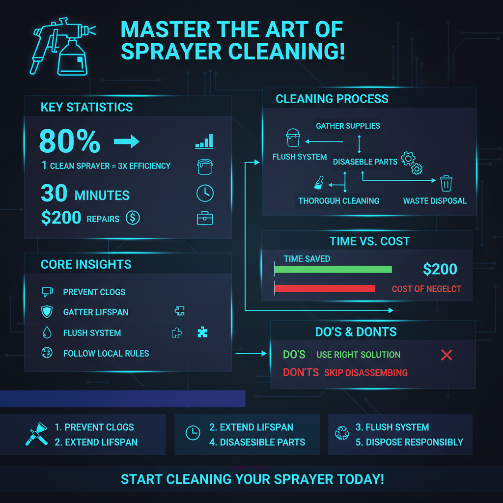 how to clean an airless paint sprayer - Data Infographic and Statistics