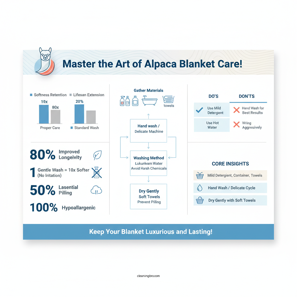 how to clean an alpaca blanket - Data Infographic and Statistics