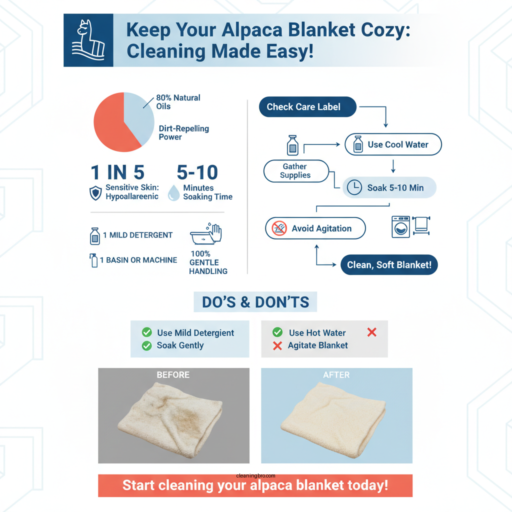how to clean an alpaca wool blanket - Data Infographic and Statistics