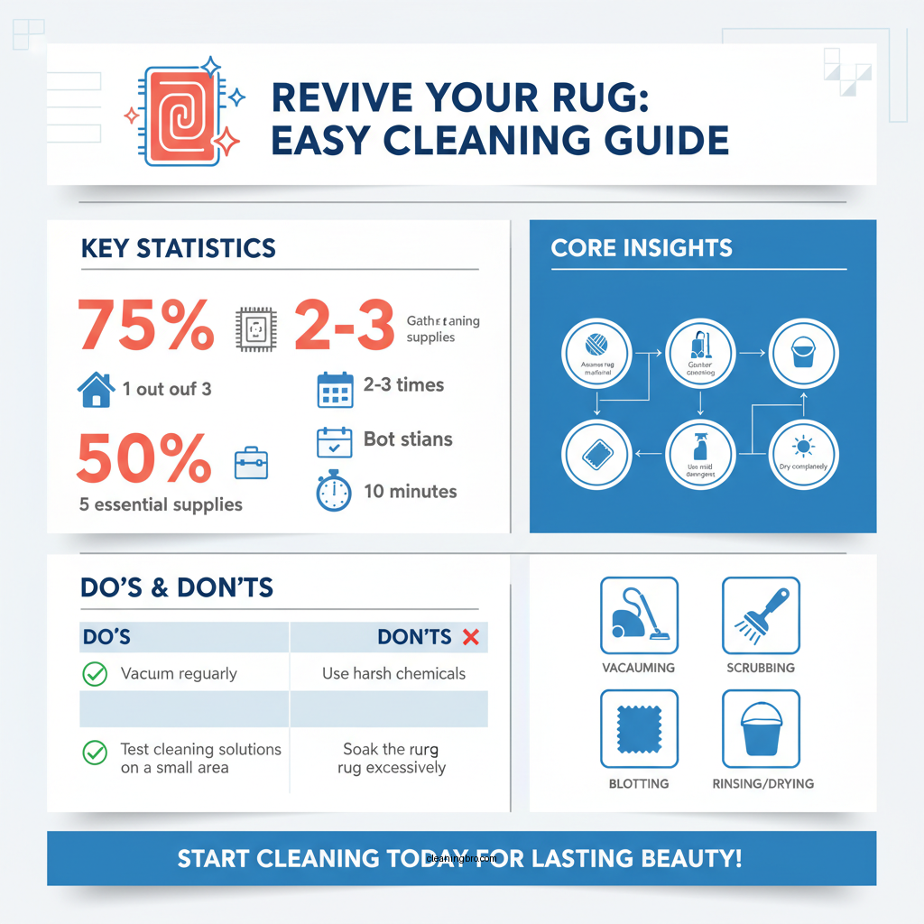 how to clean an area rug on a hardwood floor - Data Infographic and Statistics
