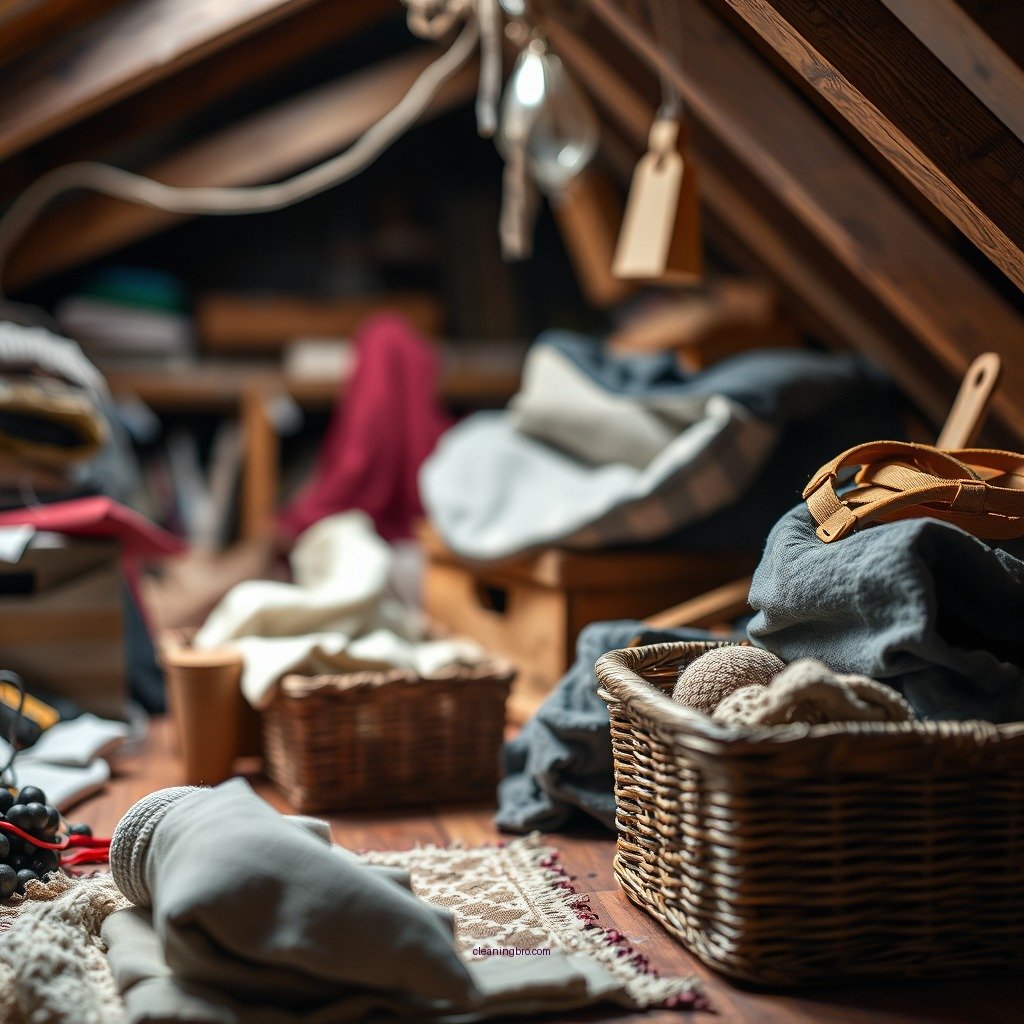 Declutter the Attic - how to clean an attic
