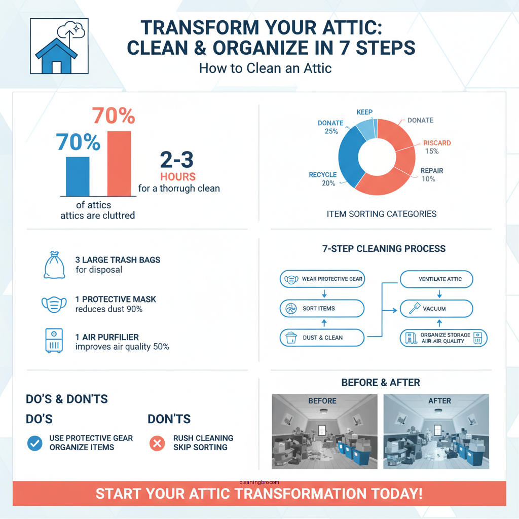 how to clean an attic - Data Infographic and Statistics