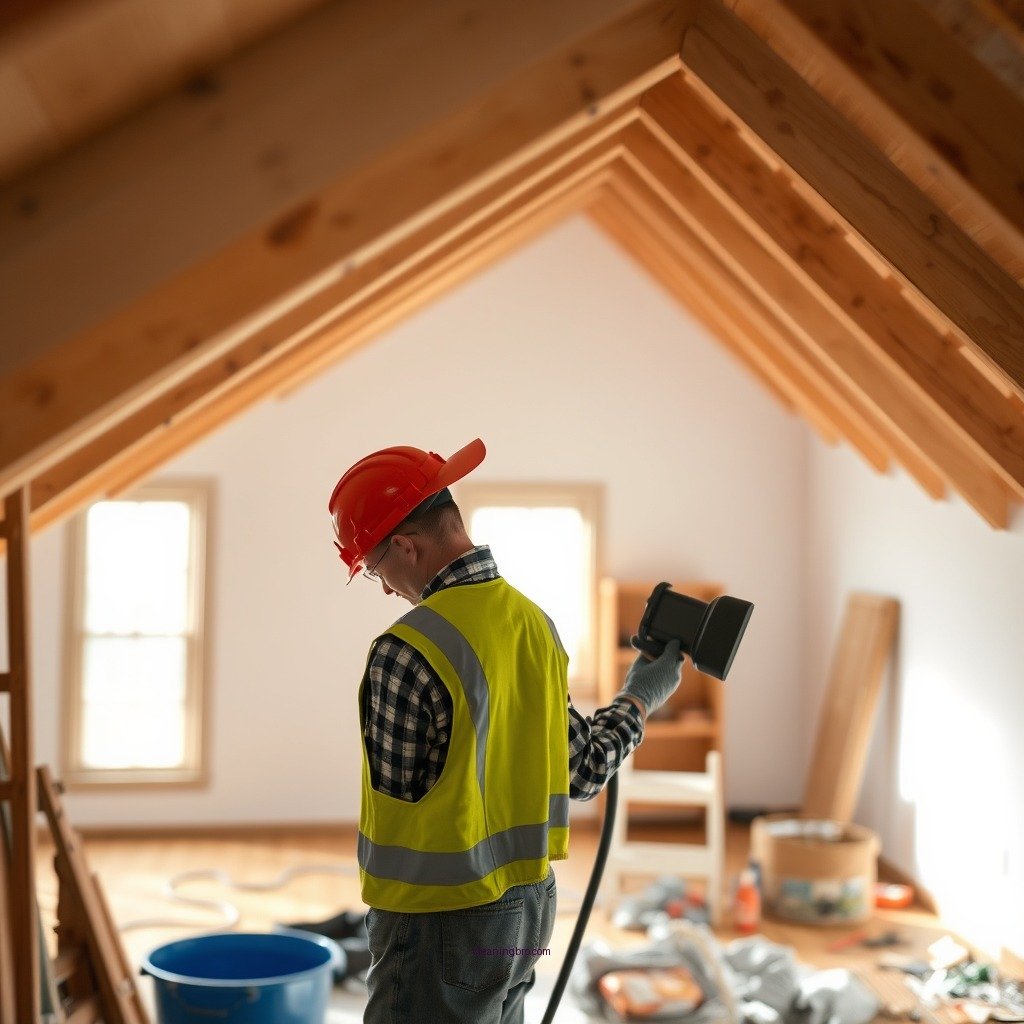 Safety First: Prepare for Cleaning - how to clean an attic