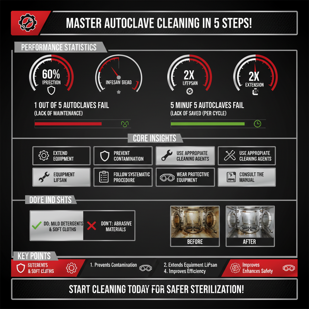 how to clean an autoclave - Data Infographic and Statistics