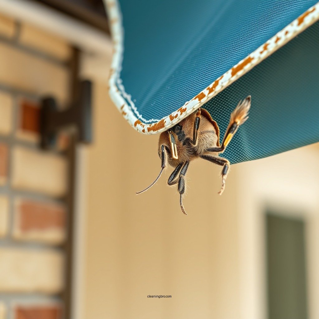 Assess the Awning Material - how to clean an awning with mold