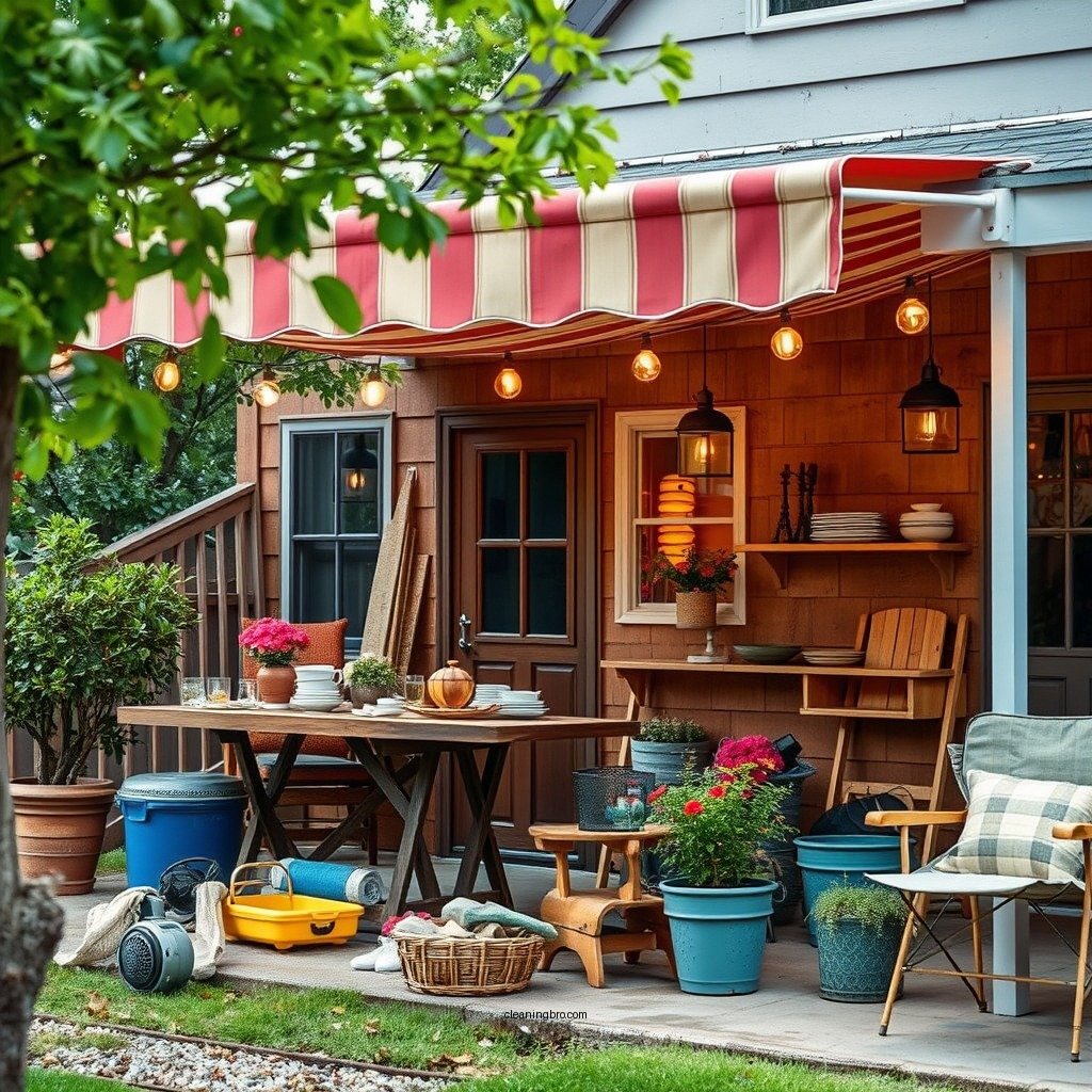 Gather Your Supplies - how to clean an awning with mold