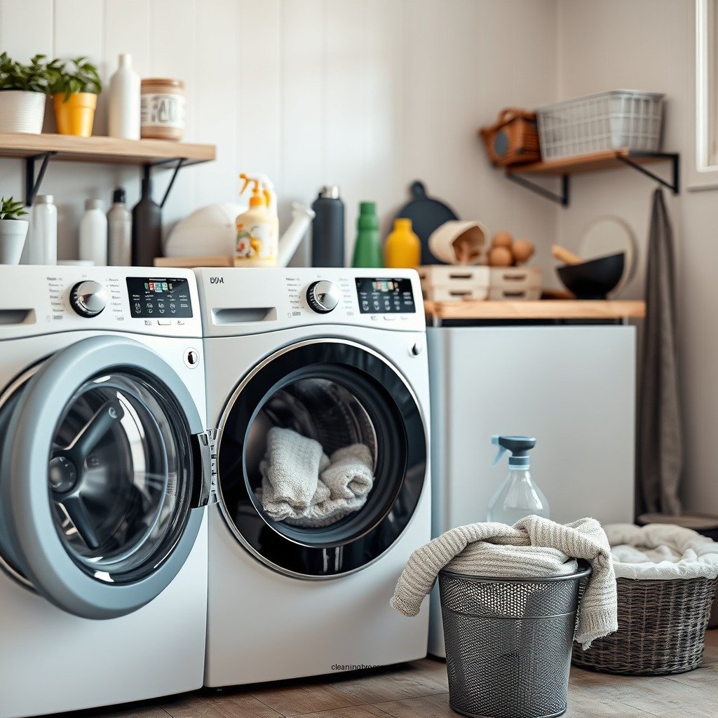 Gathering Your Cleaning Supplies - how to clean an electrolux front load washer