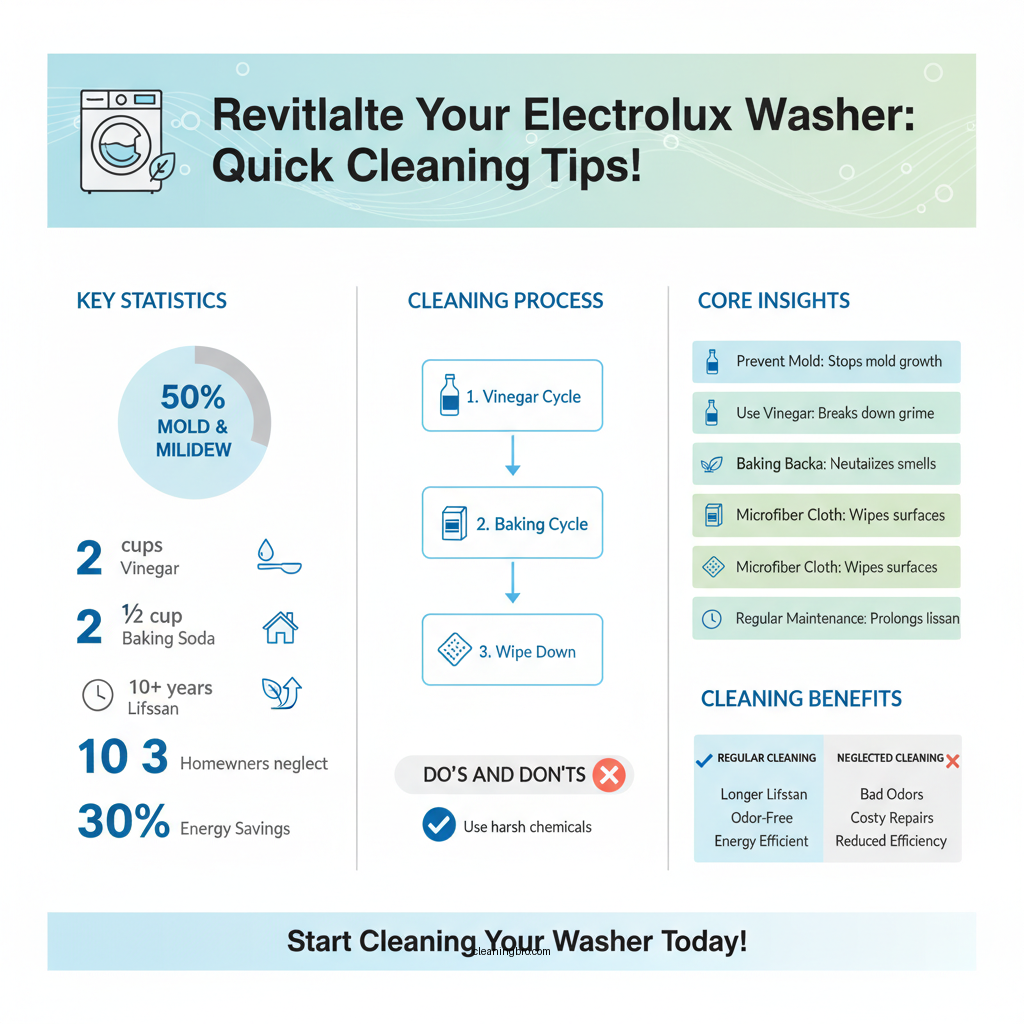 how to clean an electrolux front load washer - Data Infographic and Statistics