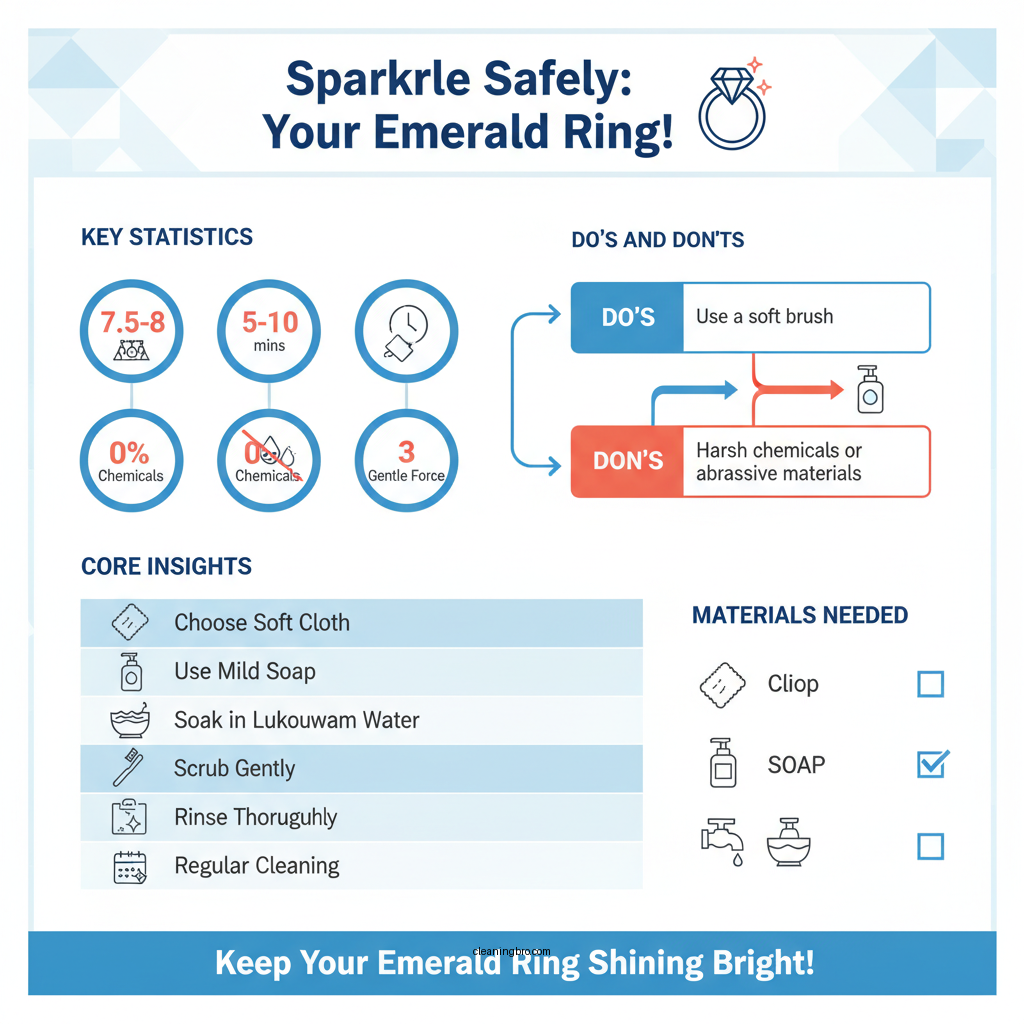 how to clean an emerald ring - Data Infographic and Statistics