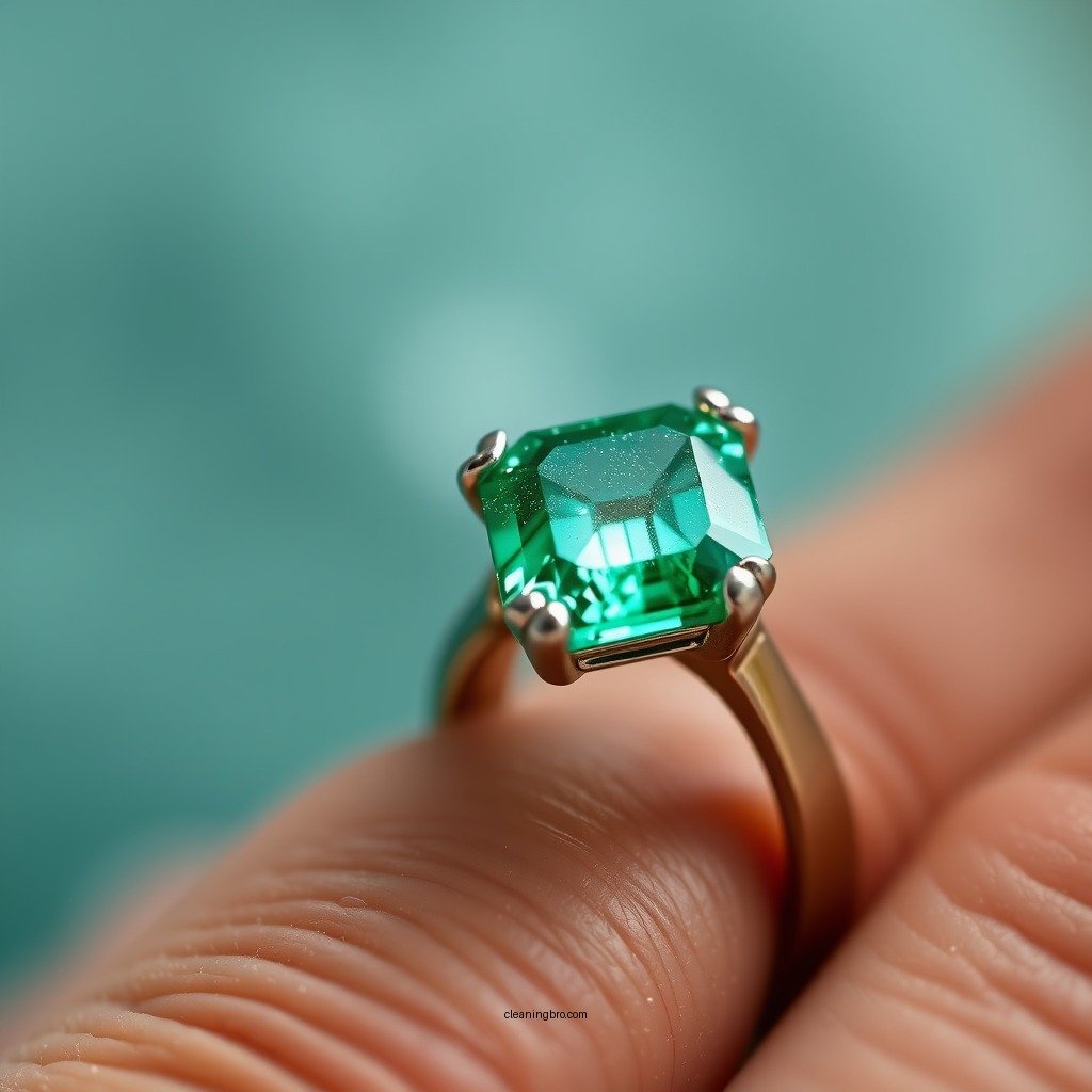 Step-by-Step Cleaning Process - how to clean an emerald ring