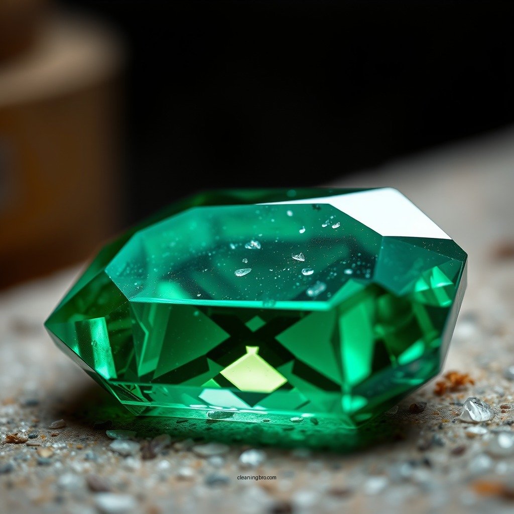 Step-by-Step Cleaning Process - how to clean an emerald