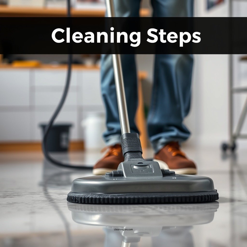Routine Cleaning Steps - how to clean an epoxy floor