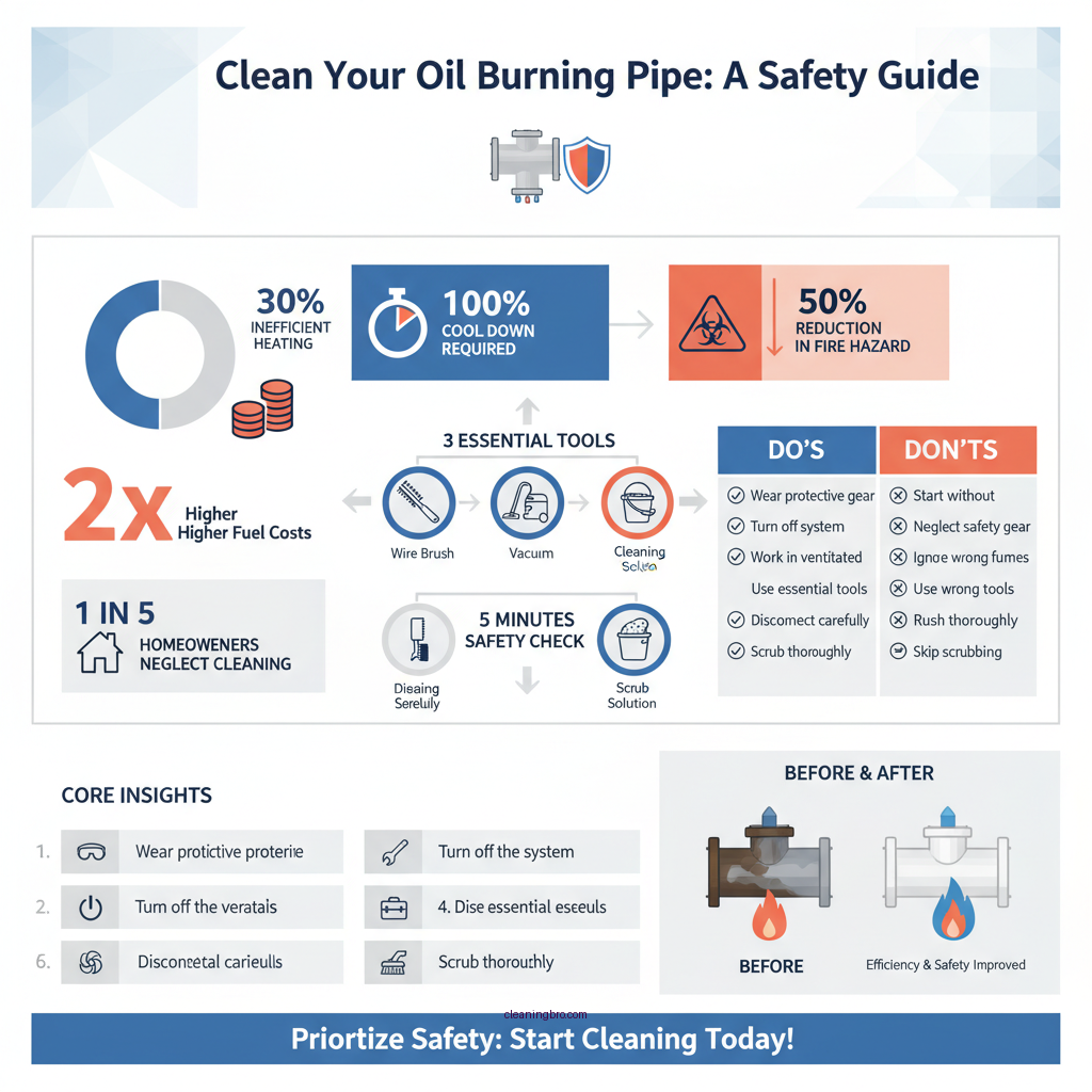 how to clean an oil burning pipe - Data Infographic and Statistics