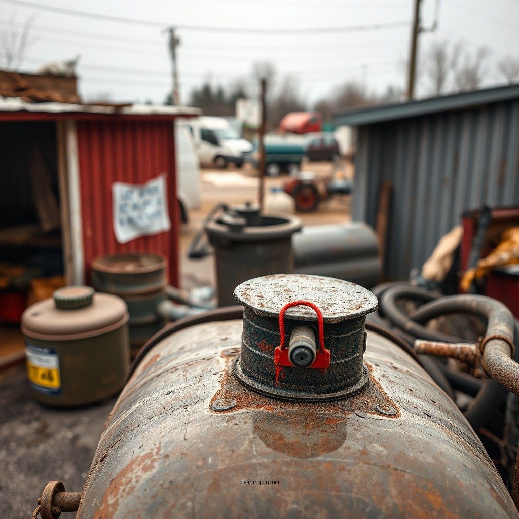 Assessing the Condition of the Gas Tank - how to clean an old gas tank