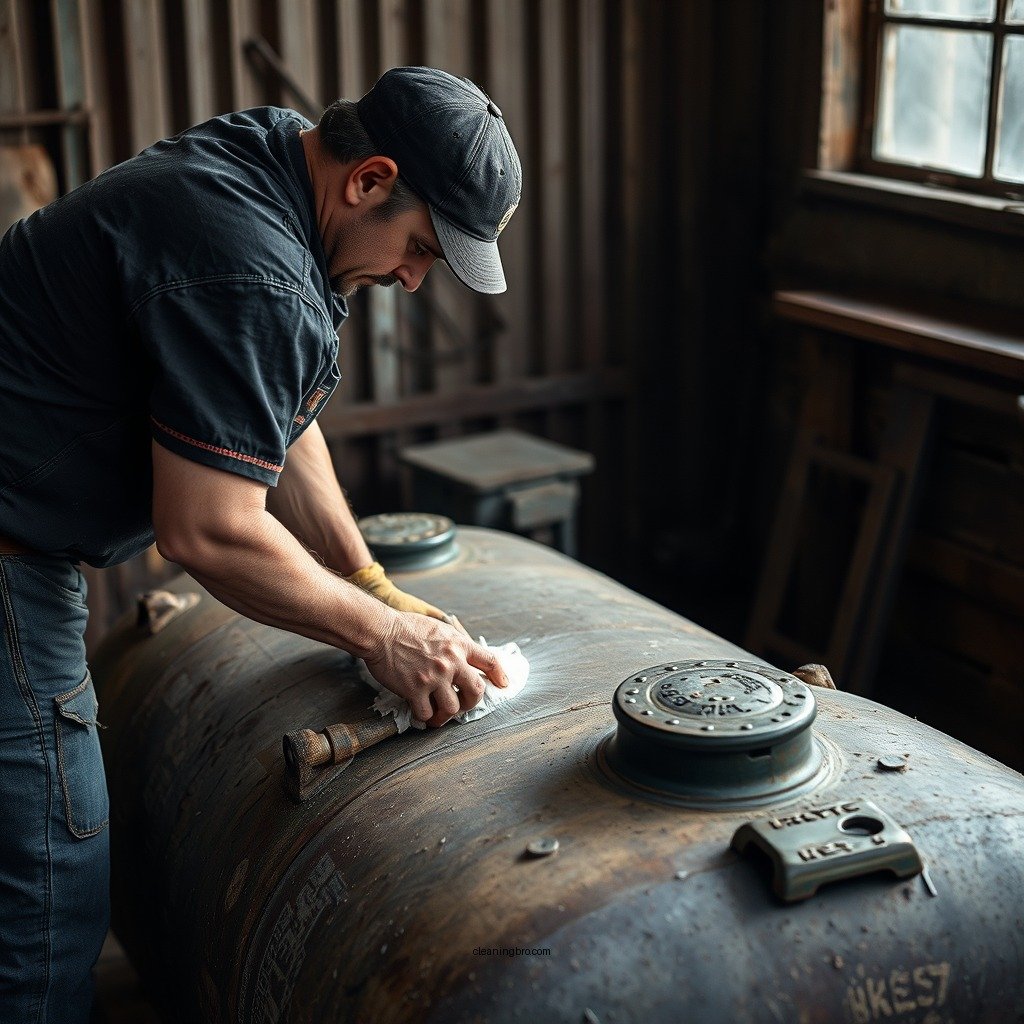 Preparing for the Cleaning Process - how to clean an old gas tank