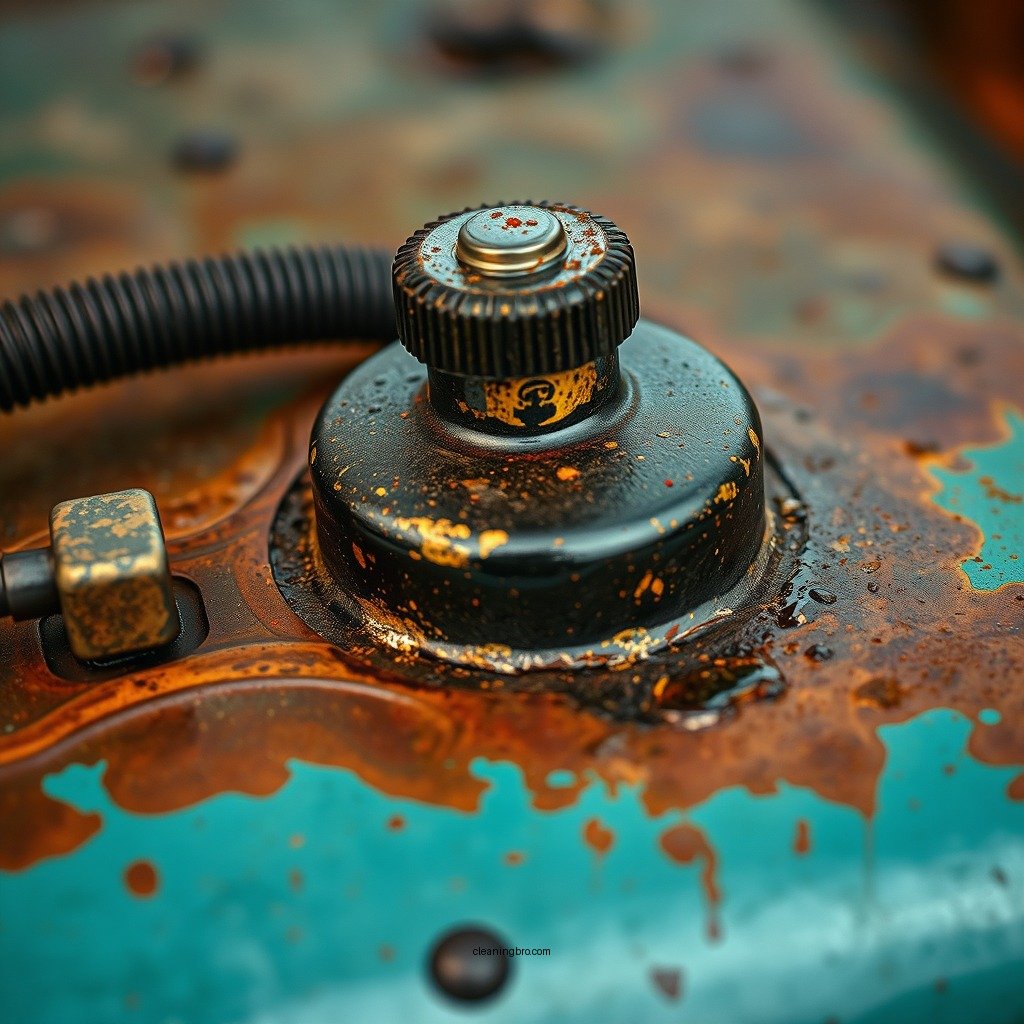 Removing the Gas Tank - how to clean an old gas tank