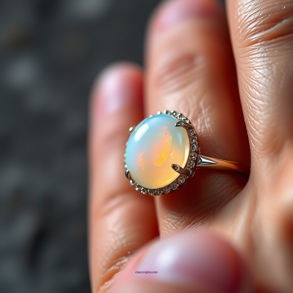Step-by-Step Cleaning Process - how to clean an opal ring