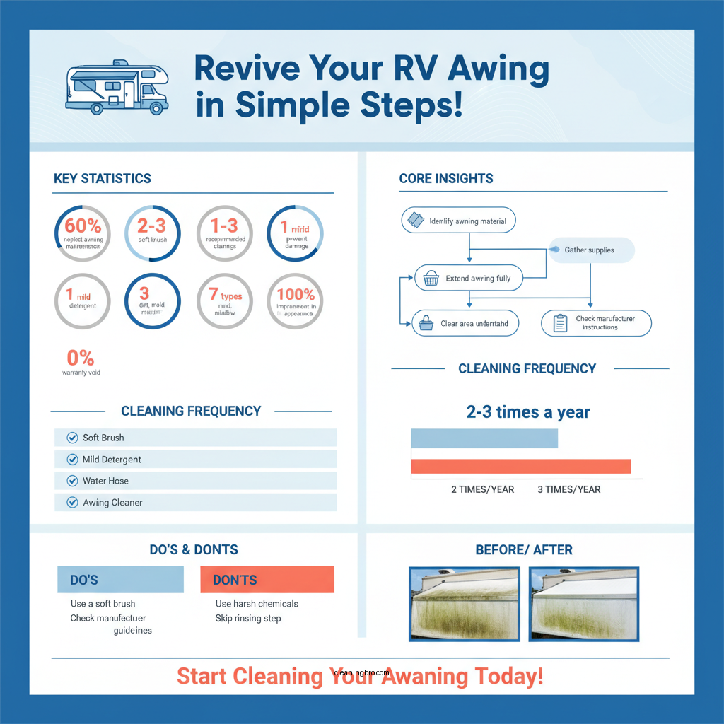 how to clean an rv awning - Data Infographic and Statistics