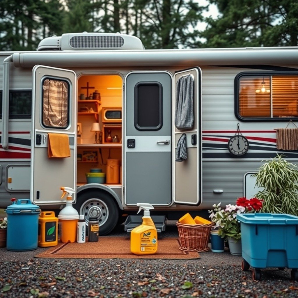 Gather Your Cleaning Supplies - how to clean an rv exterior