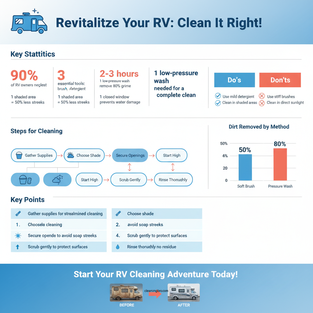 how to clean an rv exterior - Data Infographic and Statistics