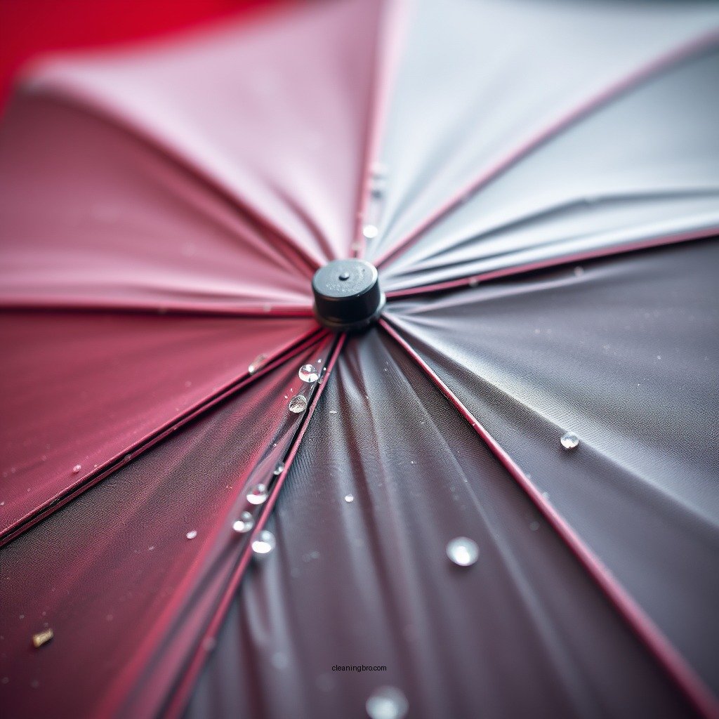 Cleaning the Canopy - how to clean an umbrella