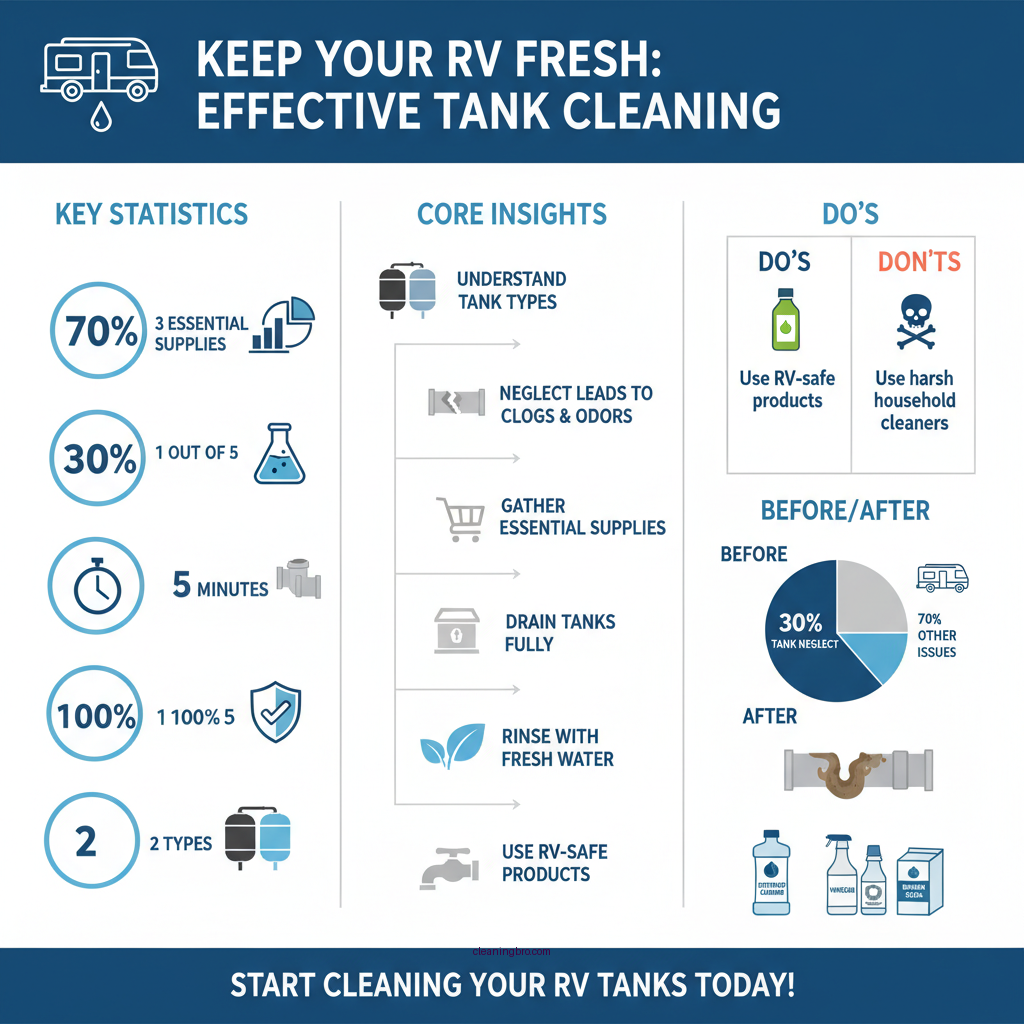 how to clean and deodorize rv holding tanks - Data Infographic and Statistics