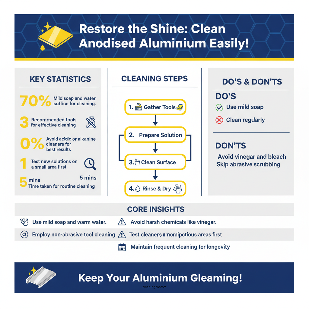 how to clean anodised aluminium - Data Infographic and Statistics