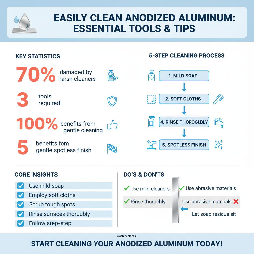 how to clean anodized aluminum - Data Infographic and Statistics