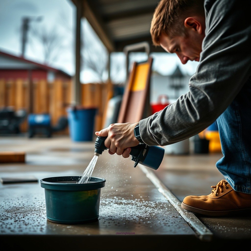 Immediate Action Steps - how to clean antifreeze off of concrete