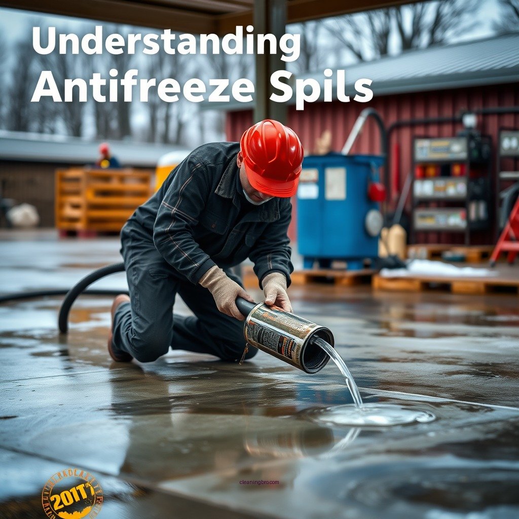 Understanding Antifreeze Spills - how to clean antifreeze off of concrete
