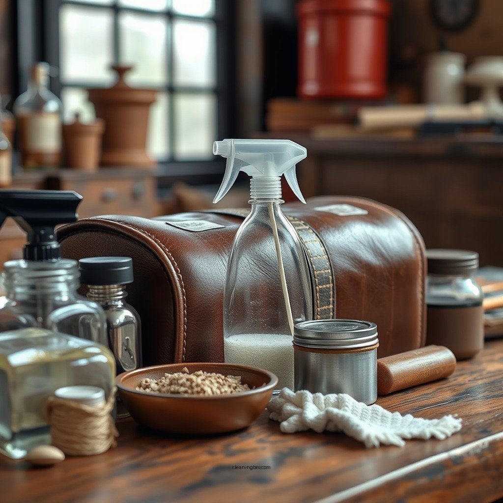 Essential Cleaning Supplies - how to clean antique leather
