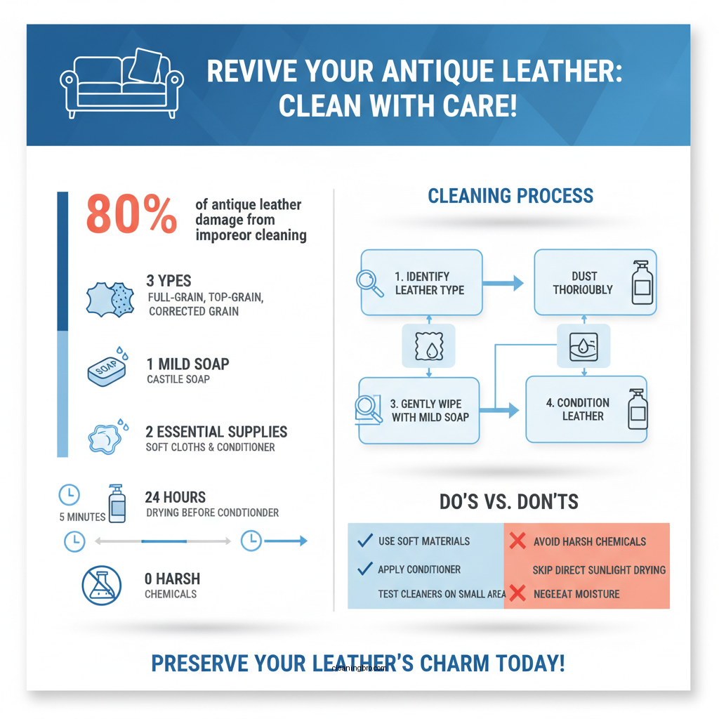 how to clean antique leather - Data Infographic and Statistics