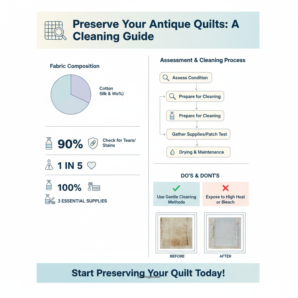 how to clean antique quilts - Data Infographic and Statistics