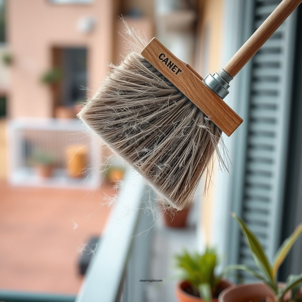 Sweep and Dust Thoroughly - how to clean apartment balcony