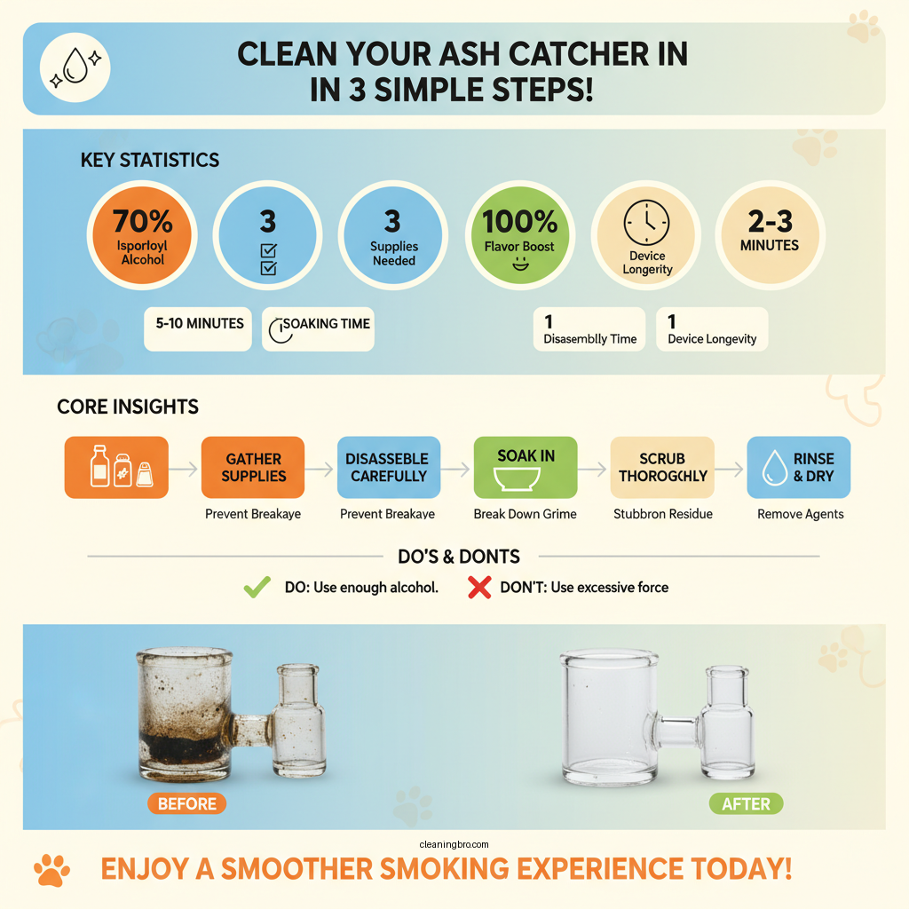 how to clean ash catcher - Data Infographic and Statistics
