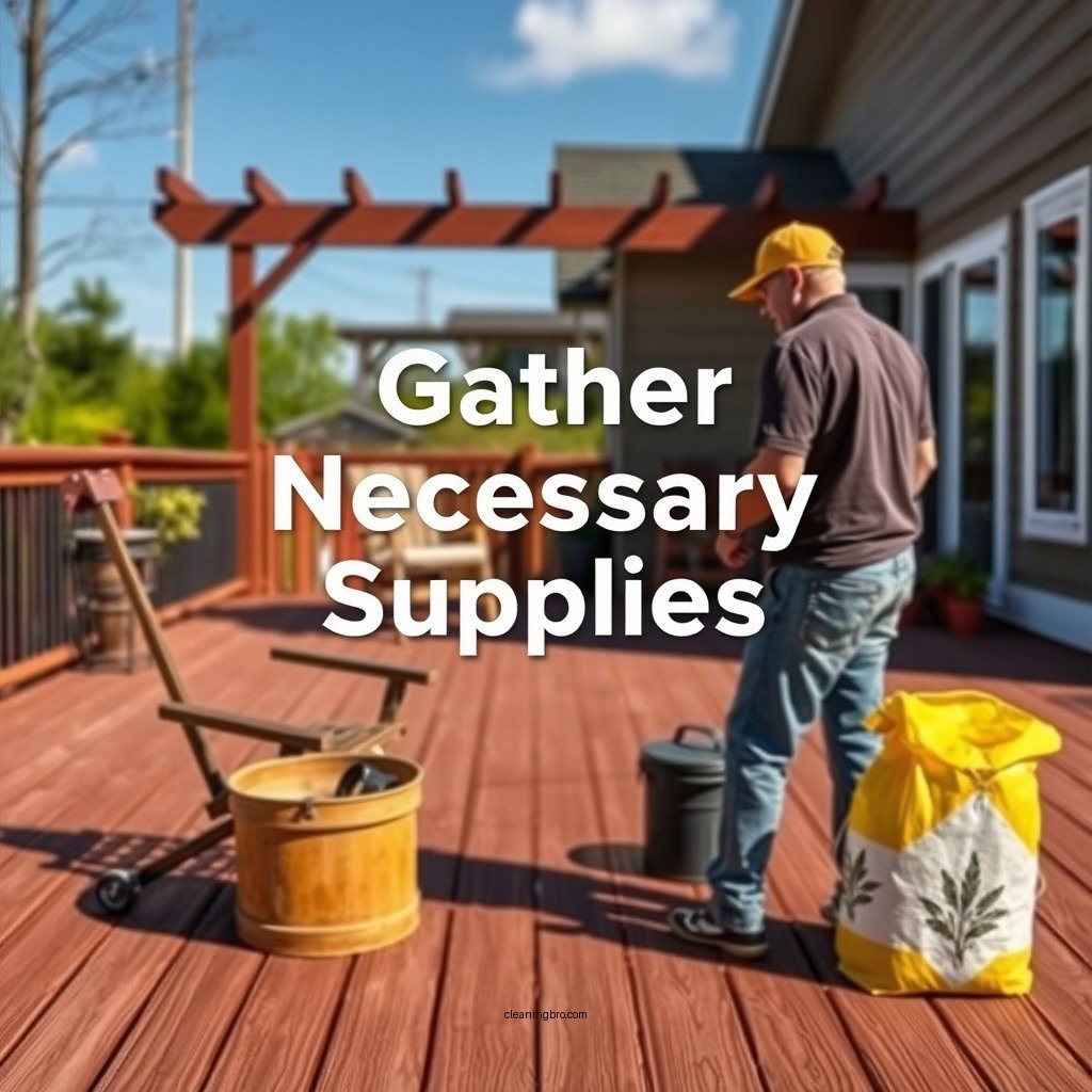 Gather Necessary Supplies - how to clean azek deck